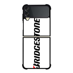 BRIDGESTONE TIRE LOGO WHITE Samsung Galaxy Z Flip 3 Case Cover