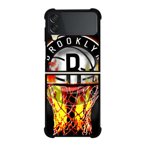 BROOKLYN NETS BASKETBALL RING Samsung Galaxy Z Flip 3 Case Cover