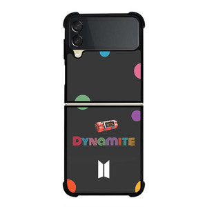 BTS DYNAMITE POLKADOTS Samsung Galaxy Z Flip 3 Case Cover BTS DYNAMITE POLKADOTS Samsung Galaxy Z Flip 3 Case Cover