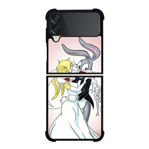 BUGS BUNNY AND LOLA MARRIED Samsung Galaxy Z Flip 3 Case Cover BUGS BUNNY AND LOLA MARRIED Samsung Galaxy Z Flip 3 Case Cover