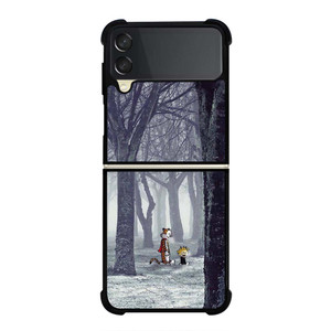 CALVIN AND HOBBES CARTOON Samsung Galaxy Z Flip 3 Case Cover CALVIN AND HOBBES CARTOON Samsung Galaxy Z Flip 3 Case Cover