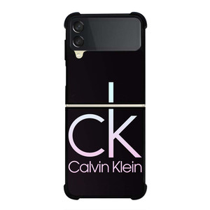 CALVIN KLEIN LOGO 2 Samsung Galaxy Z Flip 3 Case Cover