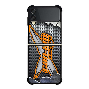 CAN AM X TEAM PLATE LOGO Samsung Galaxy Z Flip 3 Case Cover