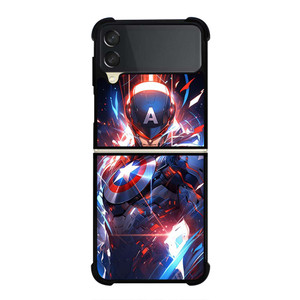 CAPTAIN AMERICA IRON MODE Samsung Galaxy Z Flip 3 Case Cover