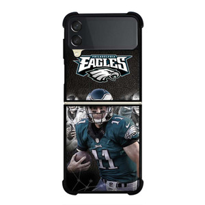CARSON WENTZ PHILADELPHIA EAGLES Samsung Galaxy Z Flip 3 Case Cover