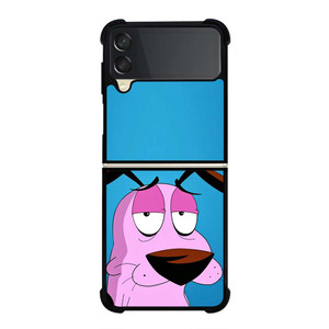 CARTOON COURAGE THE COWARDLY DOG Samsung Galaxy Z Flip 3 Case Cover