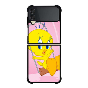 CARTOON TWEETY BIRD Looney Tunes Samsung Galaxy Z Flip 3 Case Cover CARTOON TWEETY BIRD Looney Tunes Samsung Galaxy Z Flip 3 Case Cover