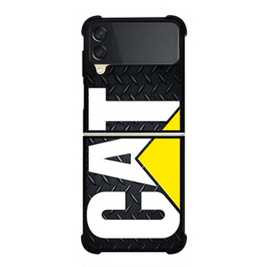 CATERPILLAR CAT METAL BLACK Samsung Galaxy Z Flip 3 Case Cover CATERPILLAR CAT METAL BLACK Samsung Galaxy Z Flip 3 Case Cover