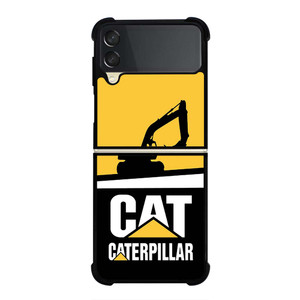 CATERPILLAR EXCAVATOR CLIPART Samsung Galaxy Z Flip 3 Case Cover