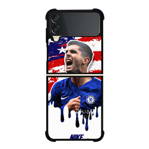 CHRISTIAN PULISIC USA FLAG NIKE Samsung Galaxy Z Flip 3 Case Cover