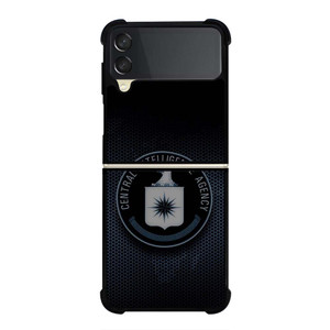 CIA CENTRAL INTELLIGENCE AGENCY METAL LOGO Samsung Galaxy Z Flip 3 Case Cover