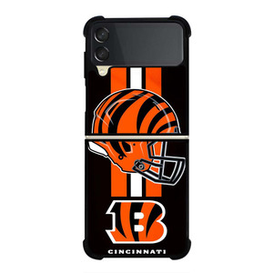 CINCINNATI BENGALS NFL HELMET Samsung Galaxy Z Flip 3 Case Cover CINCINNATI BENGALS NFL HELMET Samsung Galaxy Z Flip 3 Case Cover