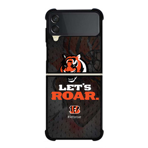 CINCINNATI BENGALS NFL Samsung Galaxy Z Flip 3 Case Cover CINCINNATI BENGALS NFL Samsung Galaxy Z Flip 3 Case Cover