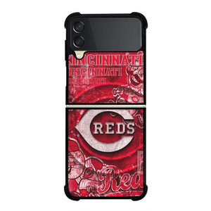 CINCINNATI REDS BASEBALL LOGO Samsung Galaxy Z Flip 3 Case Cover