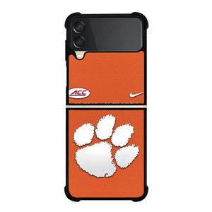 CLEMSON TIGERS CLAWS Samsung Galaxy Z Flip 3 Case Cover