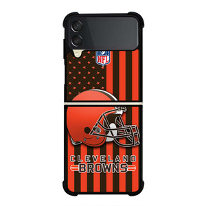CLEVELAND BROWNS NFL Samsung Galaxy Z Flip 3 Case Cover