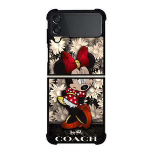 COACH FLOWER MINNIE MOUSE Samsung Galaxy Z Flip 3 Case Cover