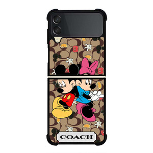 COACH MICKEY MINNIE MOUSE LOVE Samsung Galaxy Z Flip 3 Case Cover