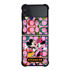 COACH MICKEY MINNIE MOUSE Samsung Galaxy Z Flip 3 Case Cover