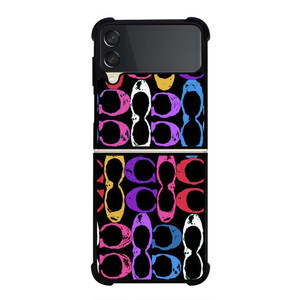 COACH NEW YORK ART LOGO Samsung Galaxy Z Flip 3 Case Cover