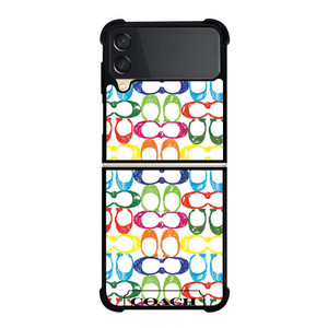 COACH NEW YORK COLORFUL 2 Samsung Galaxy Z Flip 3 Case Cover