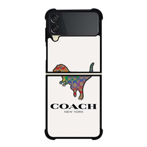 COACH NEW YORK DINOSAUR Samsung Galaxy Z Flip 3 Case Cover