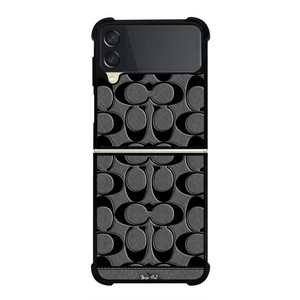 COACH NEW YORK GREY Samsung Galaxy Z Flip 3 Case Cover