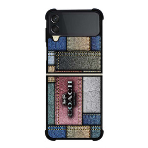 COACH NEW YORK LOGO JEANS  Samsung Galaxy Z Flip 3 Case Cover