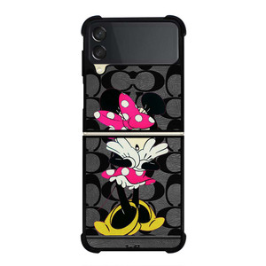 COACH NEW YORK MINNIE MOUSE Samsung Galaxy Z Flip 3 Case Cover COACH NEW YORK MINNIE MOUSE Samsung Galaxy Z Flip 3 Case Cover