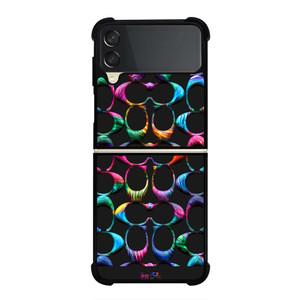 COACH NEW YORK RAINBOW 2 Samsung Galaxy Z Flip 3 Case Cover
