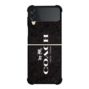 COACH NEW YORK SIGNATURE Samsung Galaxy Z Flip 3 Case Cover