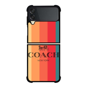 COACH NEW YORK STRIPES 2 Samsung Galaxy Z Flip 3 Case Cover COACH NEW YORK STRIPES 2 Samsung Galaxy Z Flip 3 Case Cover