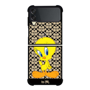 COACH NEW YORK TWEETY BIRD Samsung Galaxy Z Flip 3 Case Cover