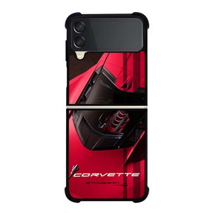 CORVETTE STINGRAY C7 LOGO Samsung Galaxy Z Flip 3 Case Cover