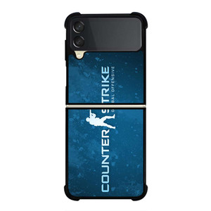 COUNTER STRIKE CSGO LOGO BLUE Samsung Galaxy Z Flip 3 Case Cover COUNTER STRIKE CSGO LOGO BLUE Samsung Galaxy Z Flip 3 Case Cover