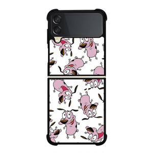 COURAGE THE COWARDLY DOG COLLAGE Samsung Galaxy Z Flip 3 Case Cover