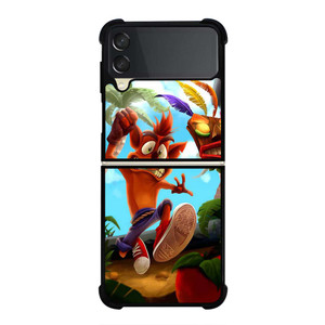 CRASH BANDICOOT GAME Samsung Galaxy Z Flip 3 Case Cover CRASH BANDICOOT GAME Samsung Galaxy Z Flip 3 Case Cover