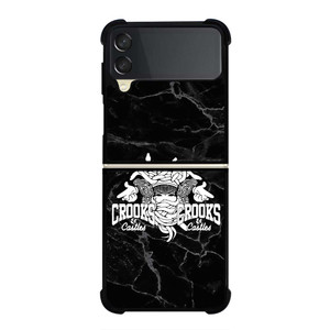CROOKS AND CASTLES BANDANA MARBLE Samsung Galaxy Z Flip 3 Case Cover CROOKS AND CASTLES BANDANA MARBLE Samsung Galaxy Z Flip 3 Case Cover
