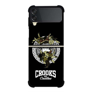 CROOKS AND CASTLES BANDANA SYMBOL Samsung Galaxy Z Flip 3 Case Cover CROOKS AND CASTLES BANDANA SYMBOL Samsung Galaxy Z Flip 3 Case Cover