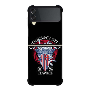CROOKS AND CASTLES HAWAII LOGO Samsung Galaxy Z Flip 3 Case Cover