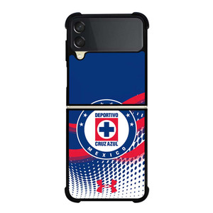 CRUZ AZUL FOOTBALL CLUB MEXICO Samsung Galaxy Z Flip 3 Case Cover CRUZ AZUL FOOTBALL CLUB MEXICO Samsung Galaxy Z Flip 3 Case Cover