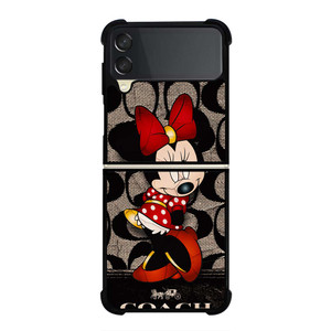 CUTE COACH MINNIE MOUSE Samsung Galaxy Z Flip 3 Case Cover
