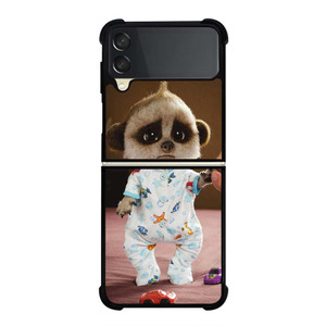 CUTE MEERKAT BABY OLEG Samsung Galaxy Z Flip 3 Case Cover CUTE MEERKAT BABY OLEG Samsung Galaxy Z Flip 3 Case Cover