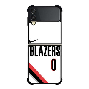 DAMIAN LILLARD PORTLAND TRAIL BLAZERS WHITE Samsung Galaxy Z Flip 3 Case Cover