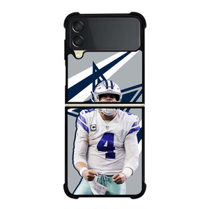 DARK PRESCOTT DALLAS COWBOYS Samsung Galaxy Z Flip 3 Case Cover