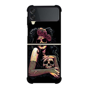 DAY OF THE DEAD ART Samsung Galaxy Z Flip 3 Case Cover DAY OF THE DEAD ART Samsung Galaxy Z Flip 3 Case Cover