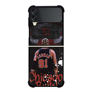 DENNIS RODMAN CHICAGO BULLS RETRO Samsung Galaxy Z Flip 3 Case Cover