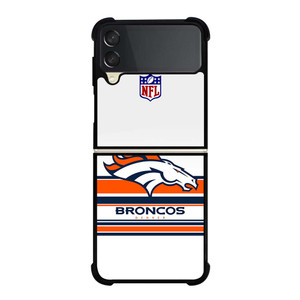DENVER BRONCOS STRIPE LOGO Samsung Galaxy Z Flip 3 Case Cover DENVER BRONCOS STRIPE LOGO Samsung Galaxy Z Flip 3 Case Cover