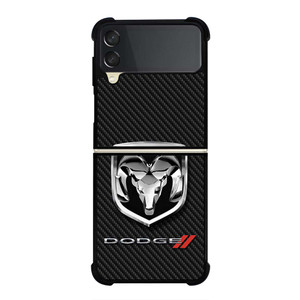 DODGE CHARGER CARBON Samsung Galaxy Z Flip 3 Case Cover DODGE CHARGER CARBON Samsung Galaxy Z Flip 3 Case Cover