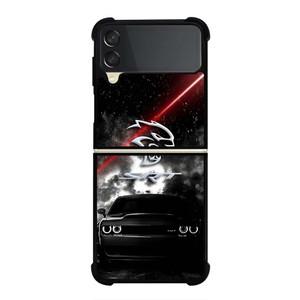 DODGE SRT BLACK CAR Samsung Galaxy Z Flip 3 Case Cover DODGE SRT BLACK CAR Samsung Galaxy Z Flip 3 Case Cover